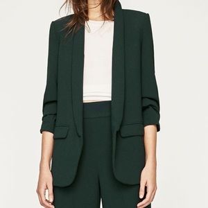 Zara woman crepe blazer